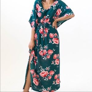 Agnes & Dora long colorful woven kaftan